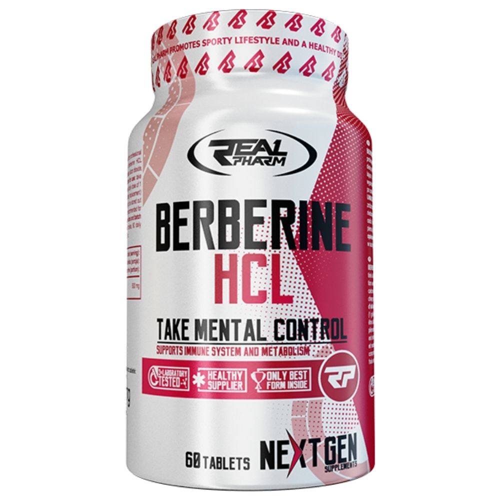 Real Pharm Berberine HCL 500 mg - 60 tabletti