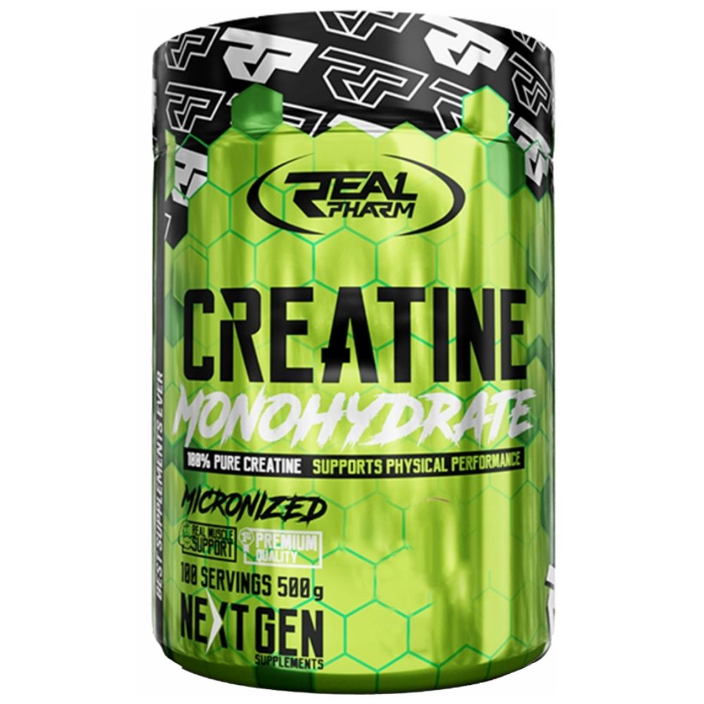 Real Pharm kreatiin, kreatiinmonohüdraat - 500 g
