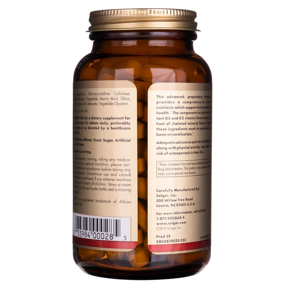 Solgar Advanced Calcium Complex – 120 tabletti