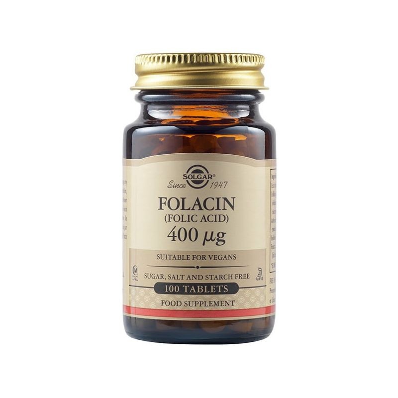 Solgar Folate 400 mcg (foolhape) - 100 tabletti