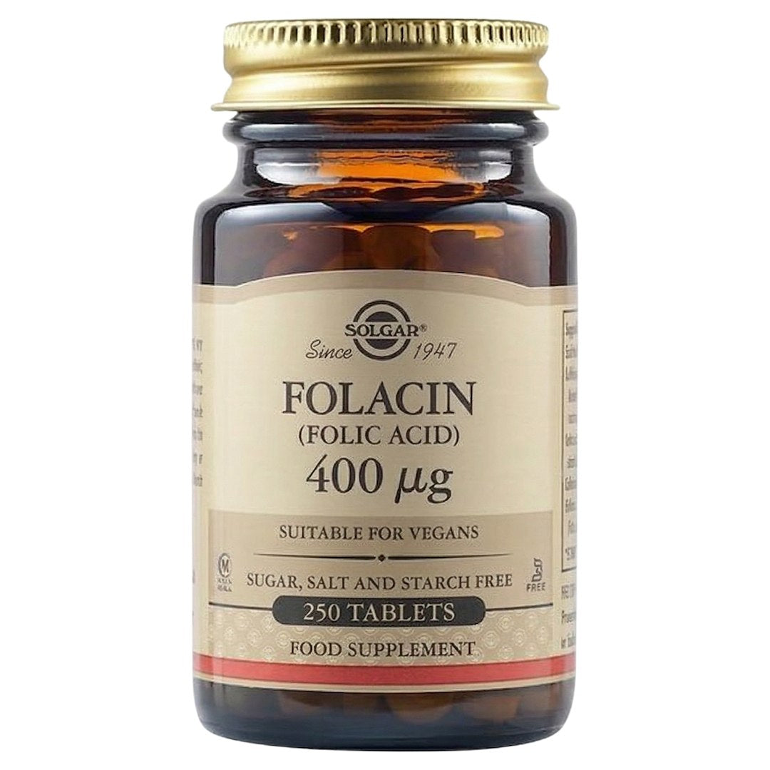 Solgar Folate 666 mcg DFE (Metafolin® 400 mcg) - 250 tabletti