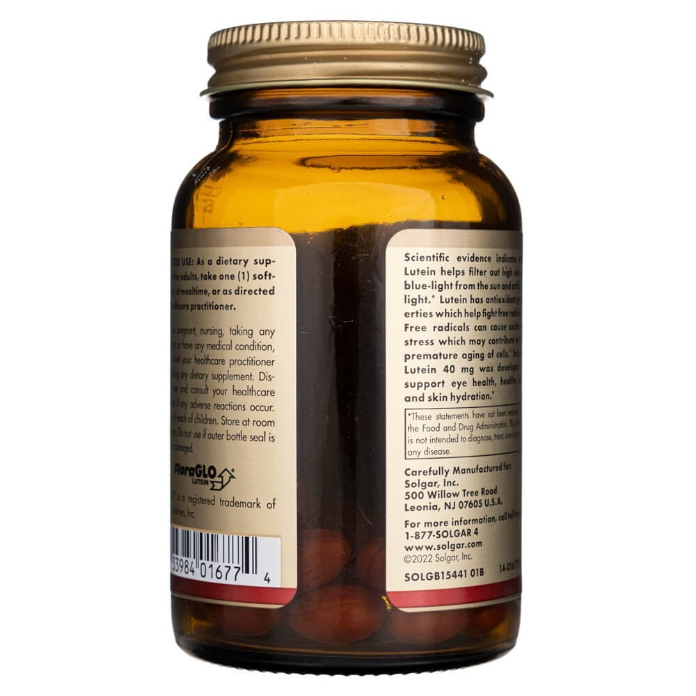 Solgar Luteiin 40 mg - 30 pehmet kapslit