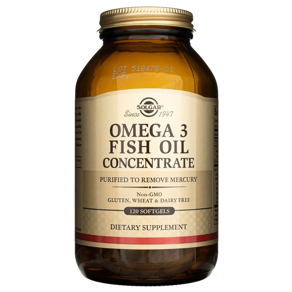 Solgar Omega-3 kalaõli kontsentraat – 120 pehmet kapslit