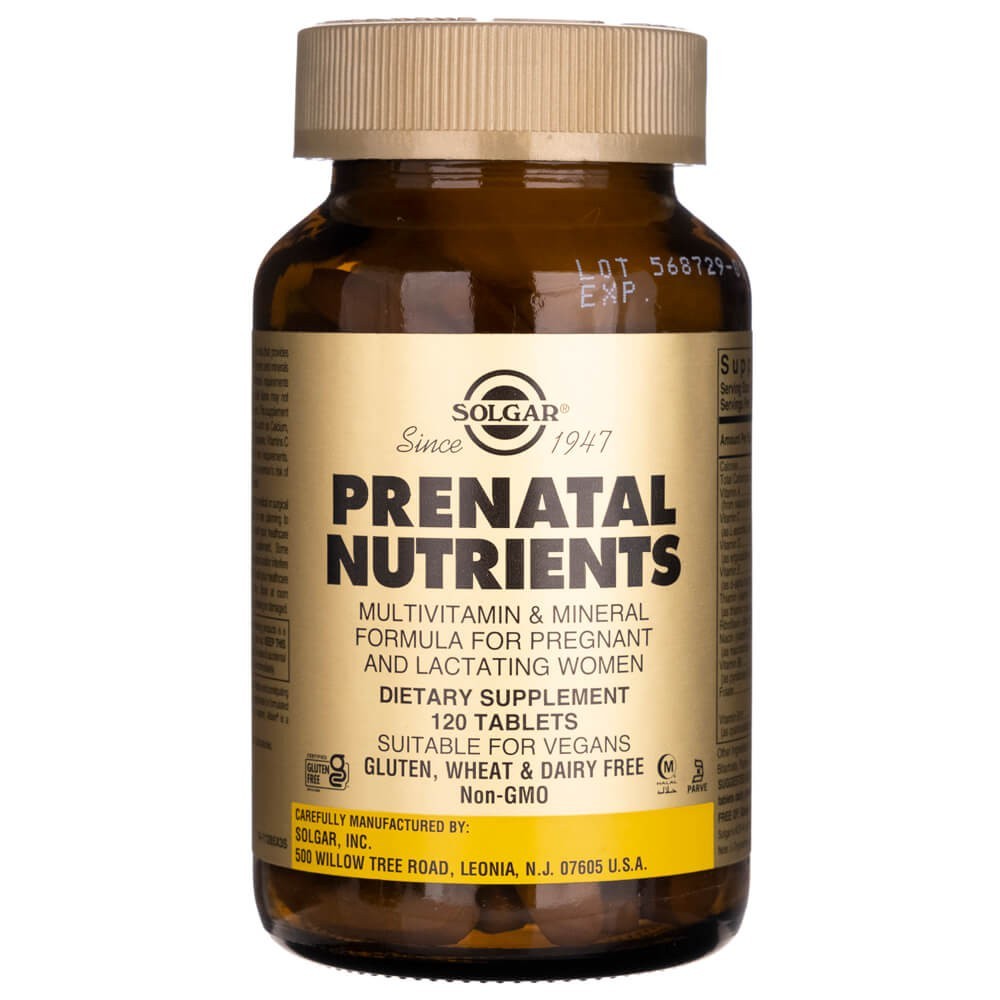 Solgar Prenatal Nutrients - 120 tablečių - Magnis.lt