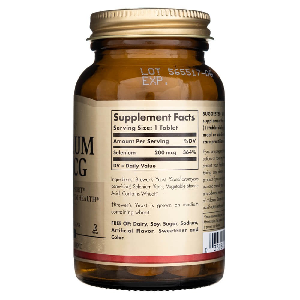 Solgar Seleen 200 mcg – 100 tabletti