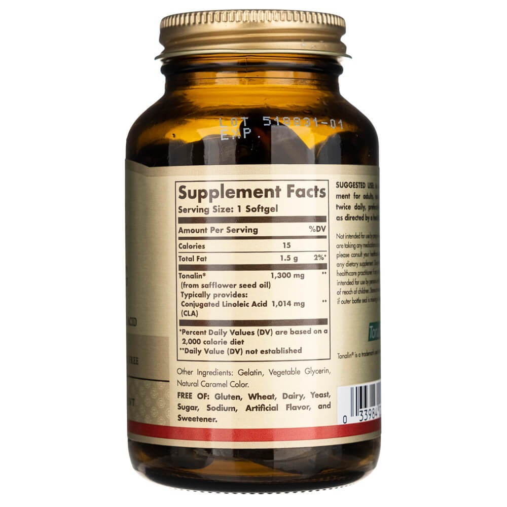 Solgar TONALIN® CLA 1300 mg - 60 minkštųjų gelių - Magnis.lt