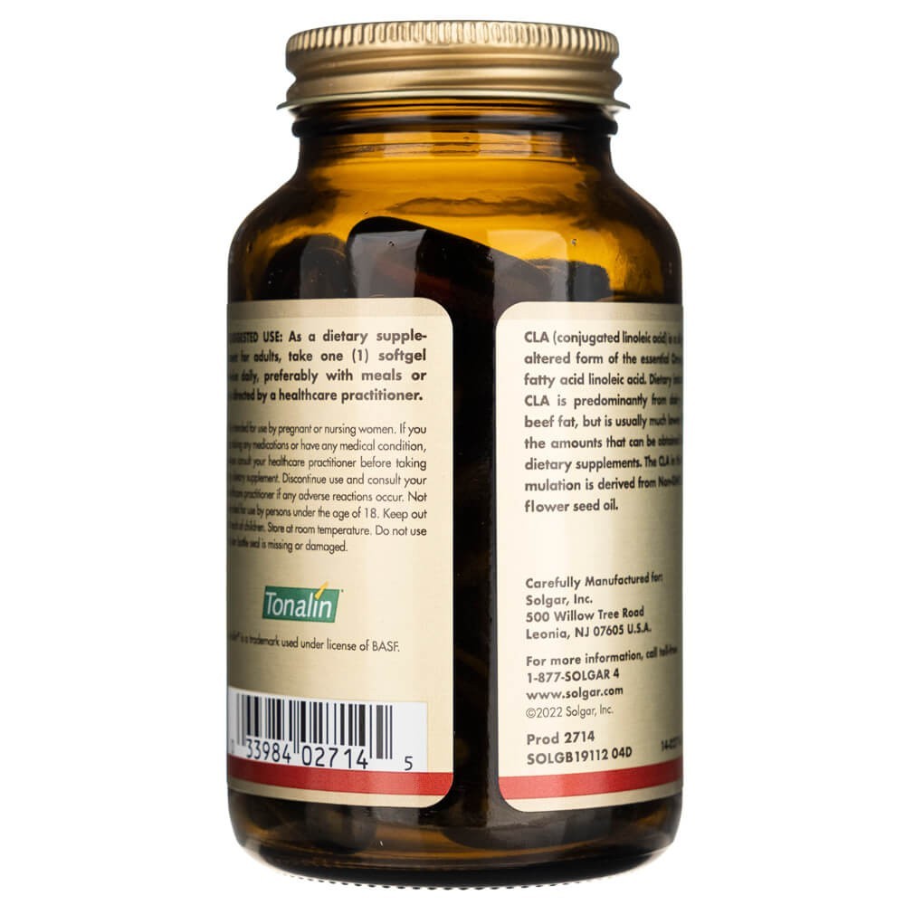 Solgar TONALIN® CLA 1300 mg - 60 minkštųjų gelių - Magnis.lt
