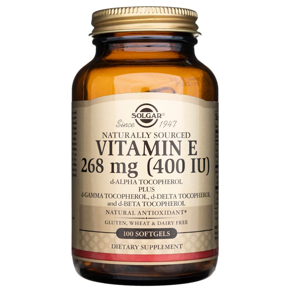 Solgar vitaminas E 268 mg - 100 minkštųjų gelių - Magnis.lt