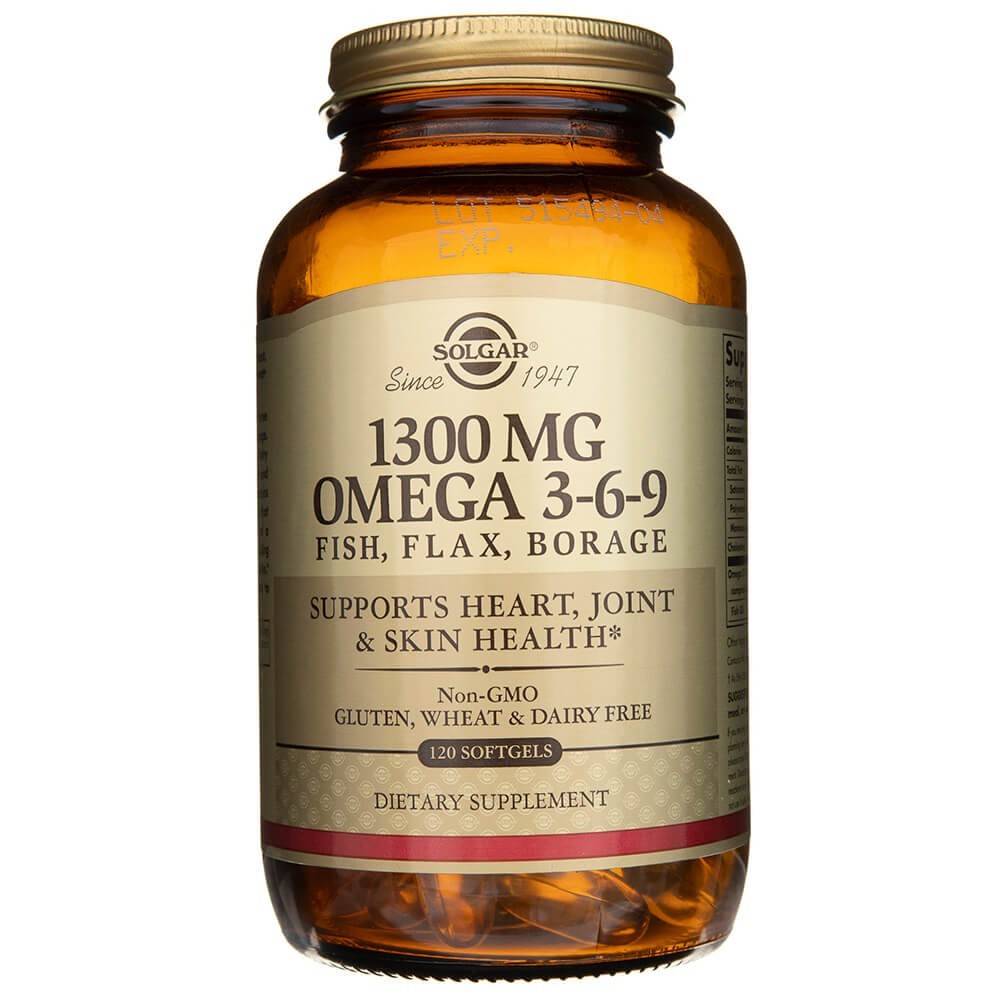 Solgar Omega 3-6-9 1300 mg – 120 pehmekapslit