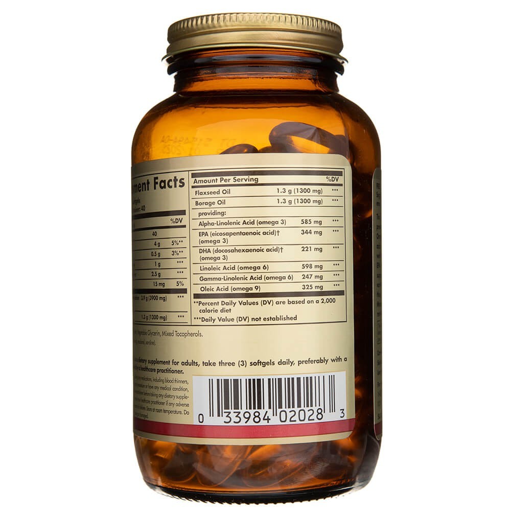 Solgar Omega 3-6-9 1300 mg – 120 pehmekapslit