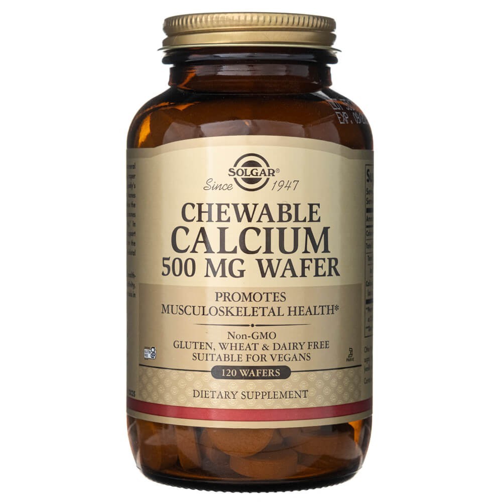 Solgar närimistabletid kaltsium 500 mg - 120 lehte