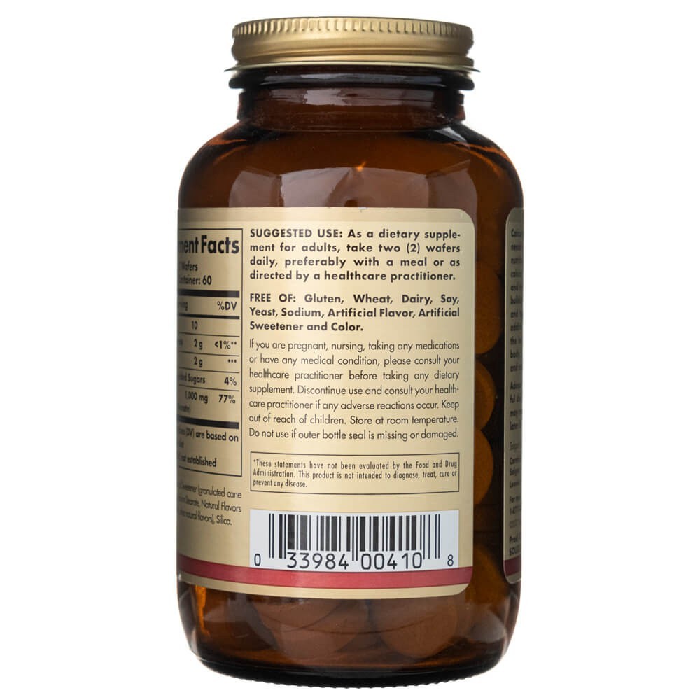 Solgar närimistabletid kaltsium 500 mg - 120 lehte