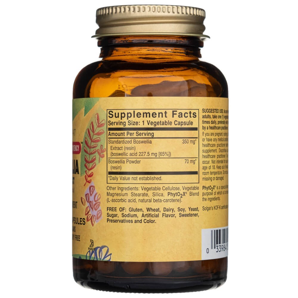 Solgar SFP Boswellia ekstrakt - 60 kapslit