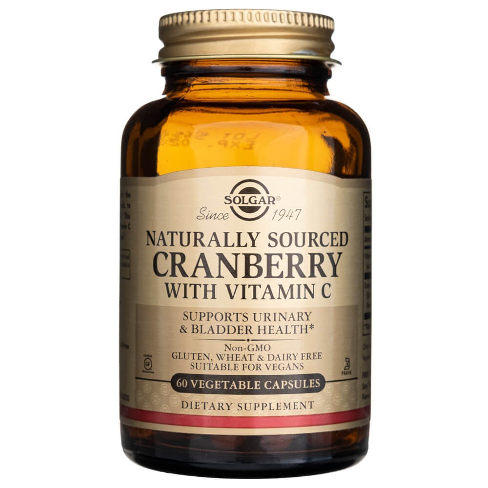 Solgar Natural Cranberry with Vitamin C - 60 kapslit