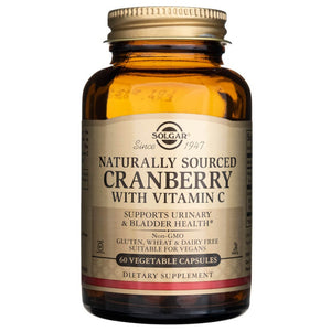 Solgar Natural Cranberry with Vitamin C - 60 kapslit