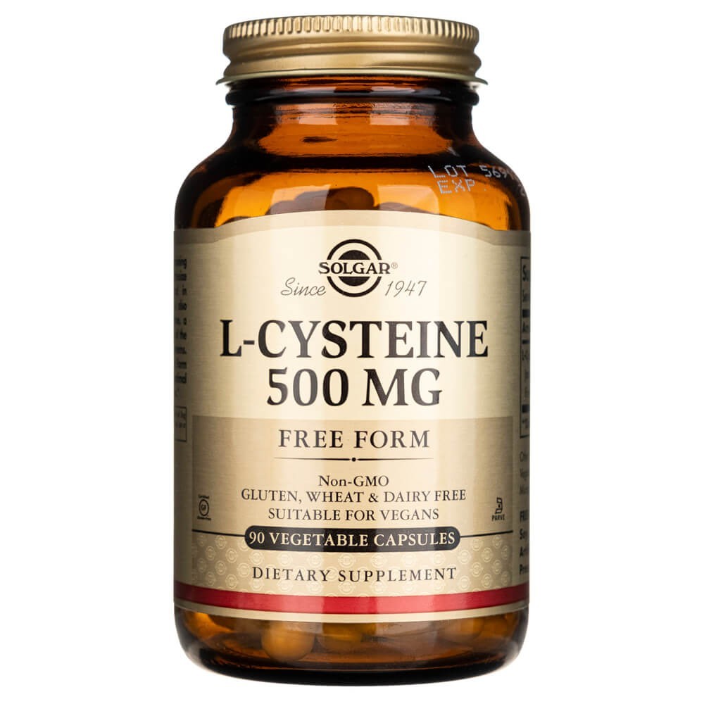 Solgar L-tsüsteiin 500 mg - 90 kapslit