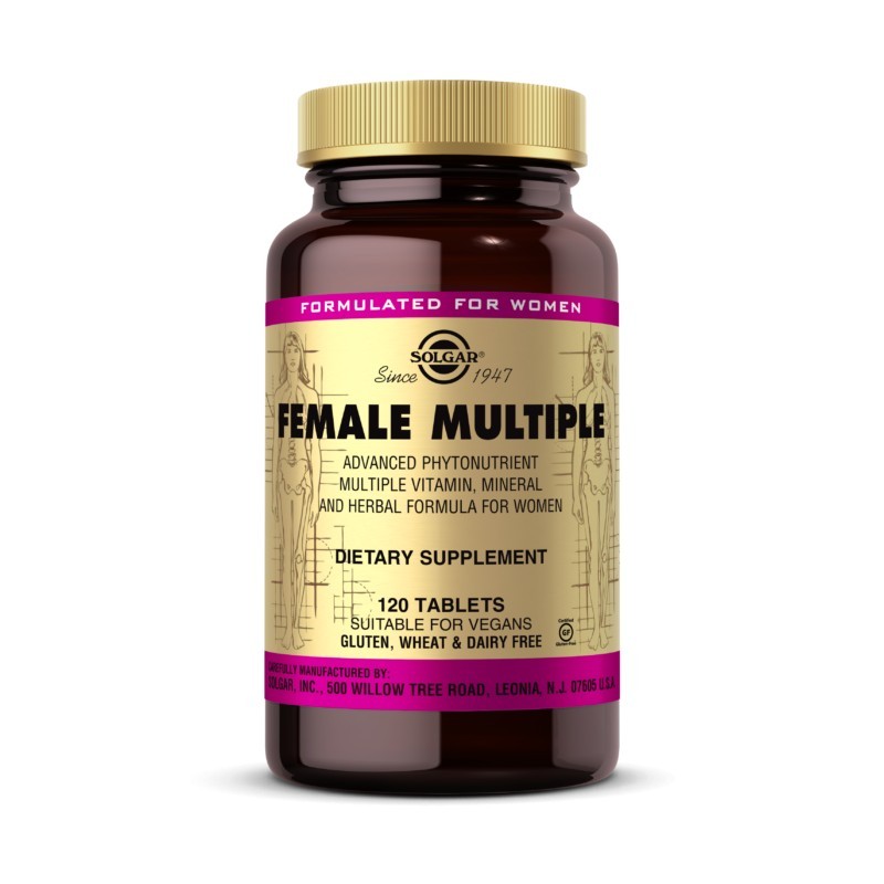 Solgar Female Multiple (multivitaminai moterims) - 120 tablečių - Magnis.lt