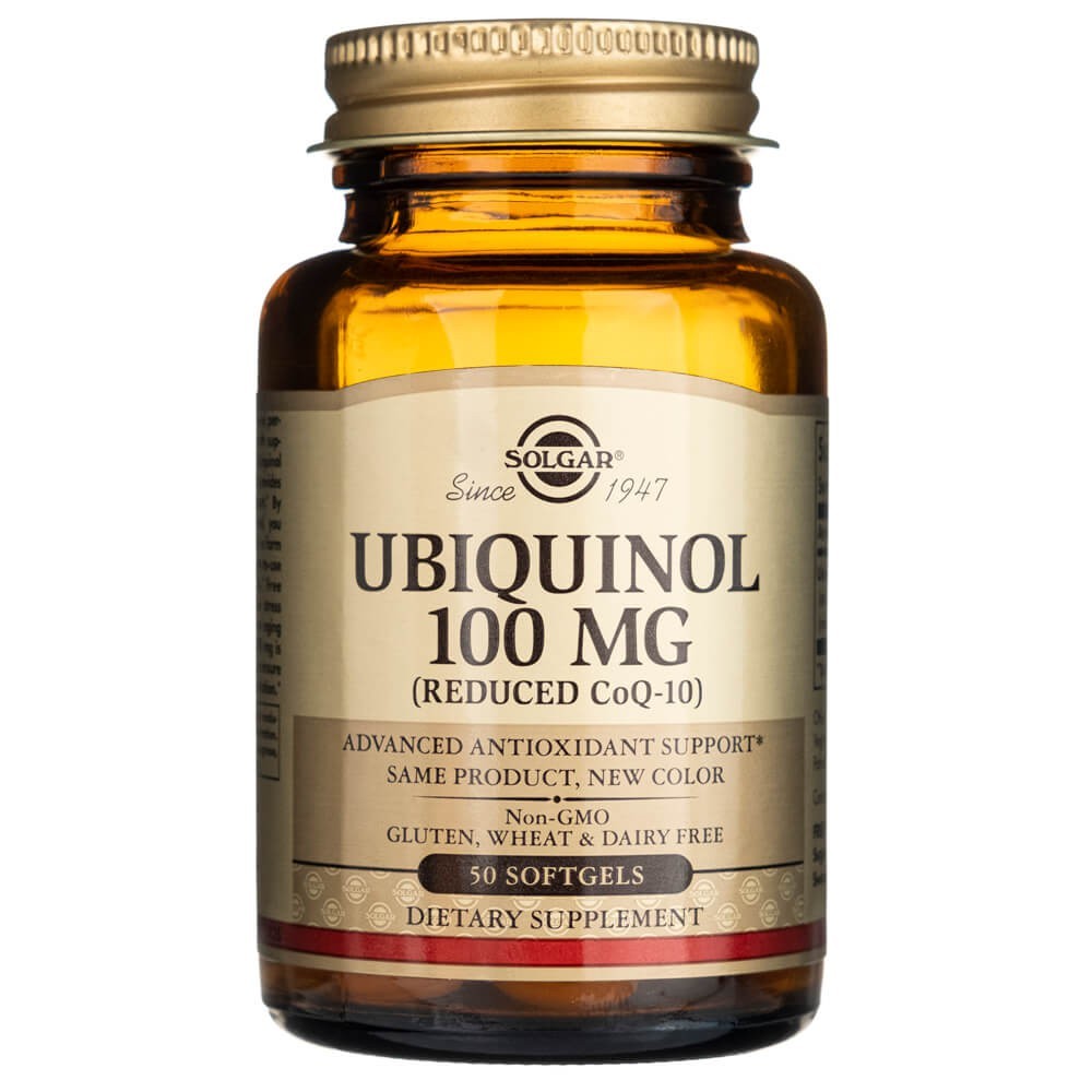Solgar Ubichinolis 100 mg - 50 minkštųjų gelių - Magnis.lt