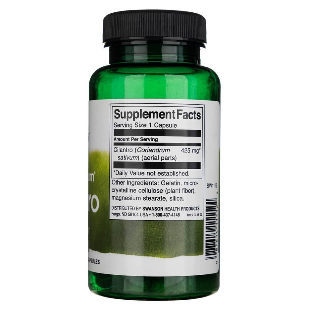 Swanson Full Spectrum koriander 425 mg - 60 kapslit