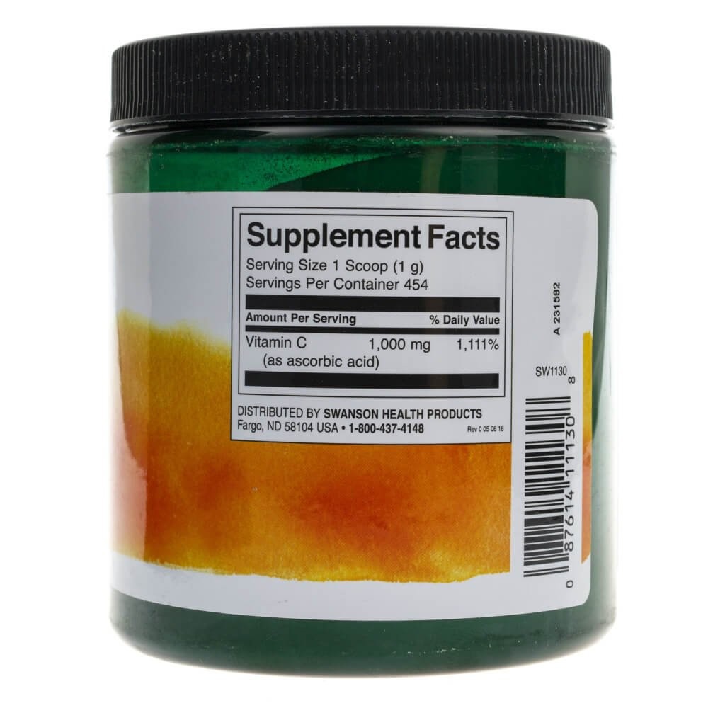 Swanson vitamino C milteliai 1000 mg - 454 gramai - Magnis.lt