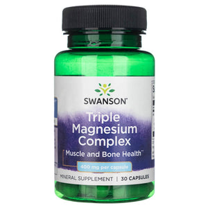 Swansoni kolmekordne magneesiumikompleks (magneesium) 400 mg - 30 kapslit