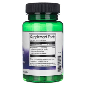 Swansoni kolmekordne magneesiumikompleks (magneesium) 400 mg - 30 kapslit