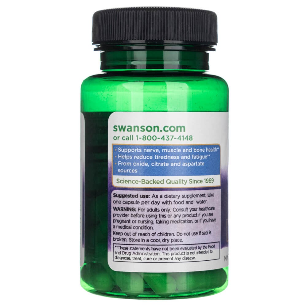 Swansoni kolmekordne magneesiumikompleks (magneesium) 400 mg - 30 kapslit