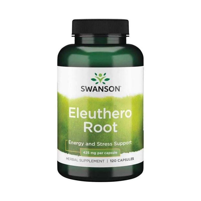 Swanson Eleutero šaknis (Sibiro ženšenis) 425 mg - 120 kapsulių - Magnis.lt