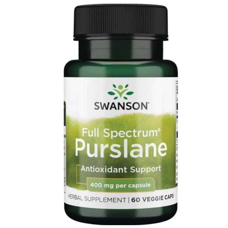 Swanson Full Spectrum Purslane (Portulaca vulgaris) 400 mg - 60 kapsulių - Magnis.lt