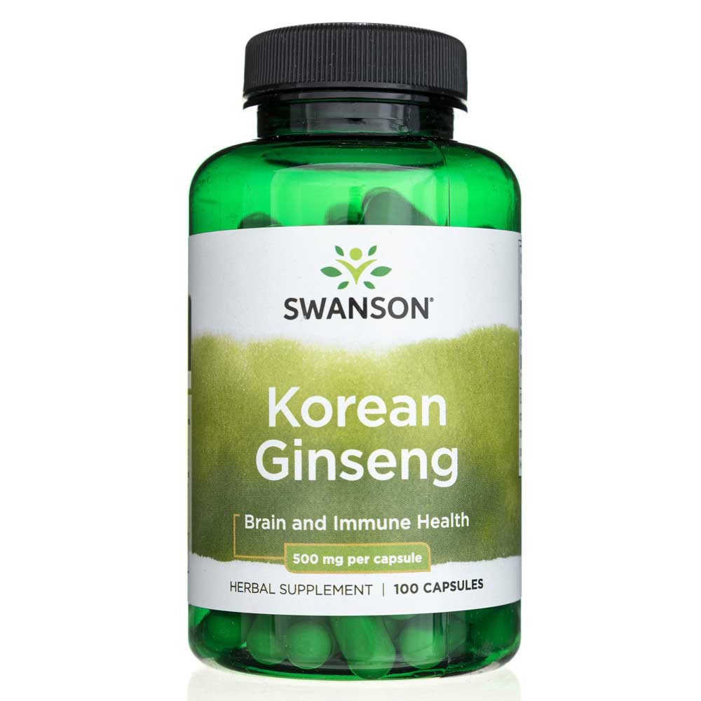 Swanson Korėjos ženšenis 500 mg - 100 kapsulių - Magnis.lt