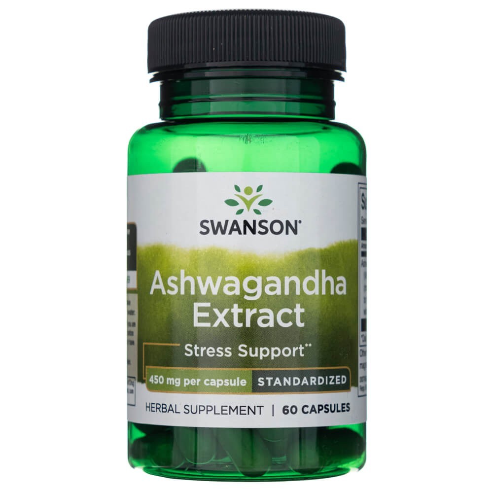 Swanson Ashwagandha ekstraktas 450 mg - 60 kapsulių - Magnis.lt