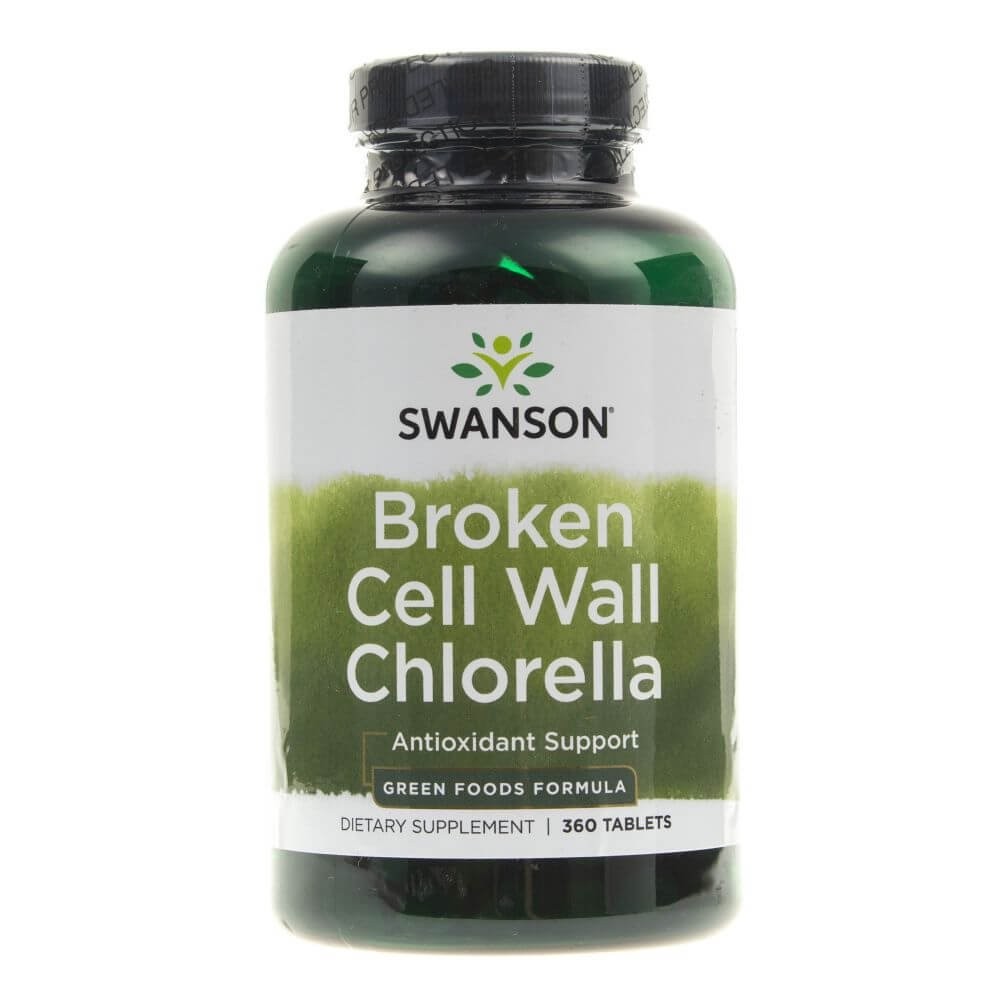 Swanson Chlorella (padalytos ląstelių sienelės) - 360 tablečių - Magnis.lt