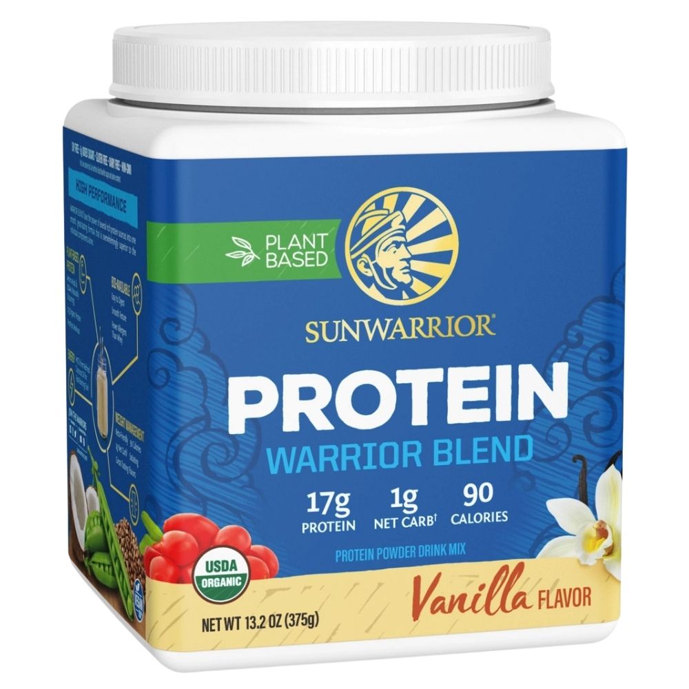 Sunwarrior Protein Warrior Blend vegan valgupulber, vanill - 375 g