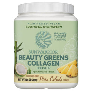 Sunwarrior Beauty Greens kollageeni tugevdaja Pina Colada - 450 g