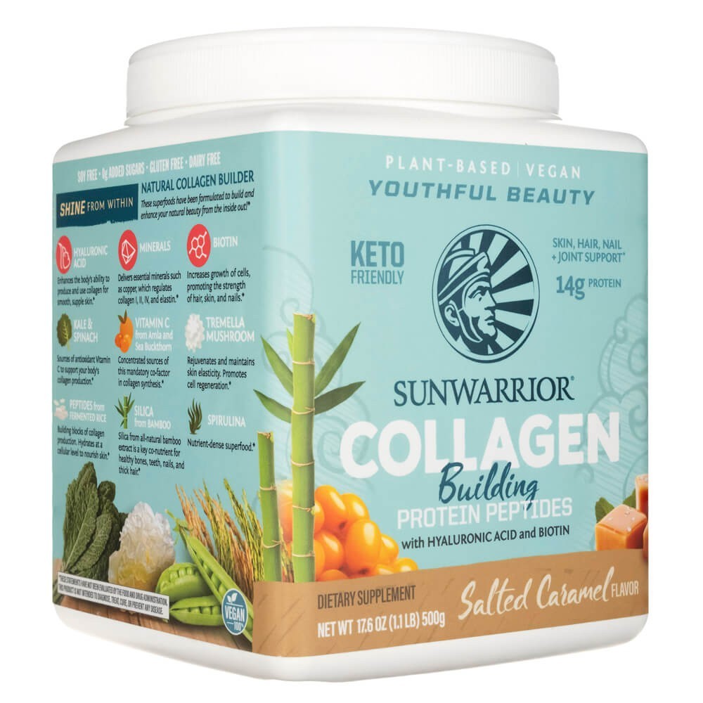 Sunwarrior kollageeni moodustavad valgud Soolatud karamell – 500 g