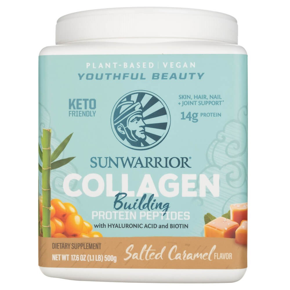 Sunwarrior kollageeni moodustavad valgud Soolatud karamell – 500 g