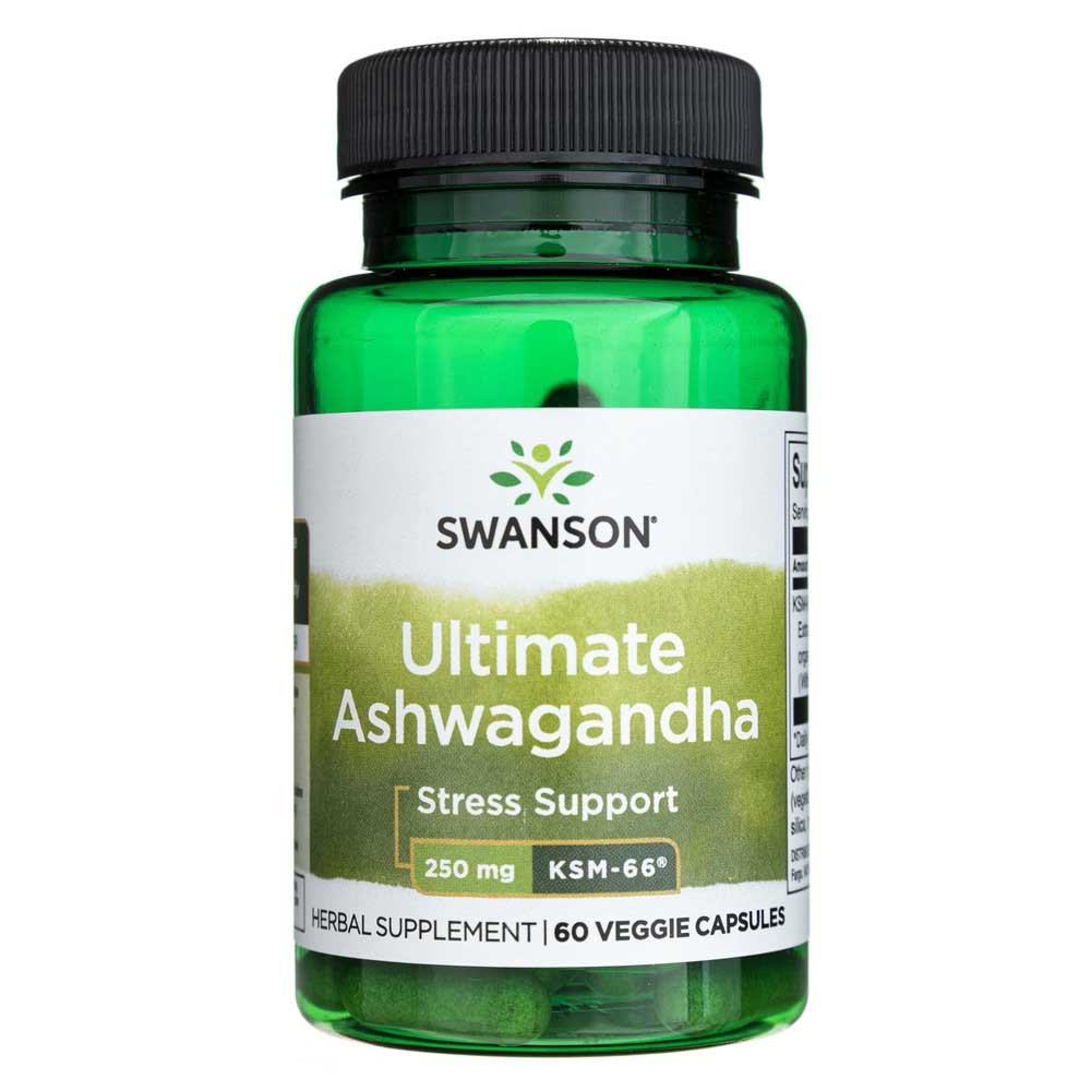 Swanson Ultimate Ashwagandha KSM-66 250 mg - 60 kapsulių - Magnis.lt