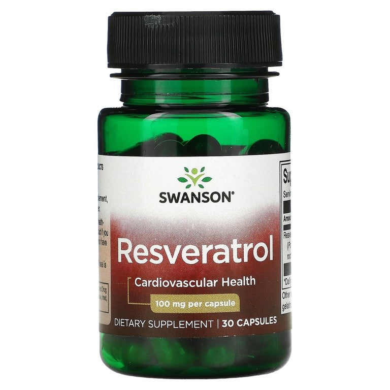 Swanson Resveratrol 100 mg - 30 kapsulių - Magnis.lt