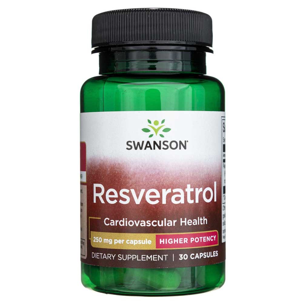 Swanson Resveratrol 250 mg - 30 kapsulių - Magnis.lt