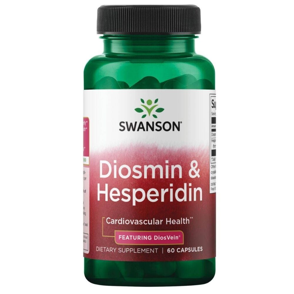 Swanson Diosmin ja hesperidiin (DiosVein) – 60 kapslit