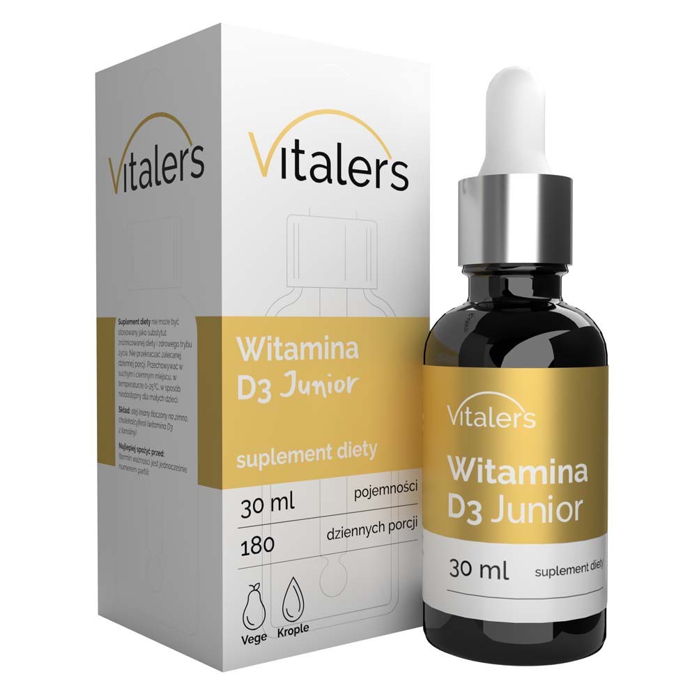 Vitaler's Vitamiin D3 Junior 800 IU, tilgad – 30 ml