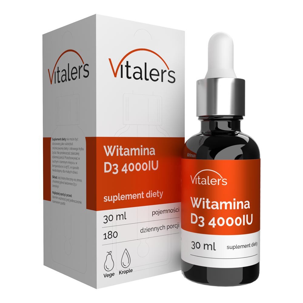 Vitaleri D3-vitamiin 4000 IU, tilgad - 30 ml