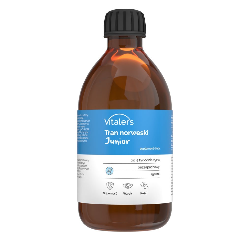 Vitaler's Junior Omega-3 Norra tursamaksaõli 1200 mg - 250 ml