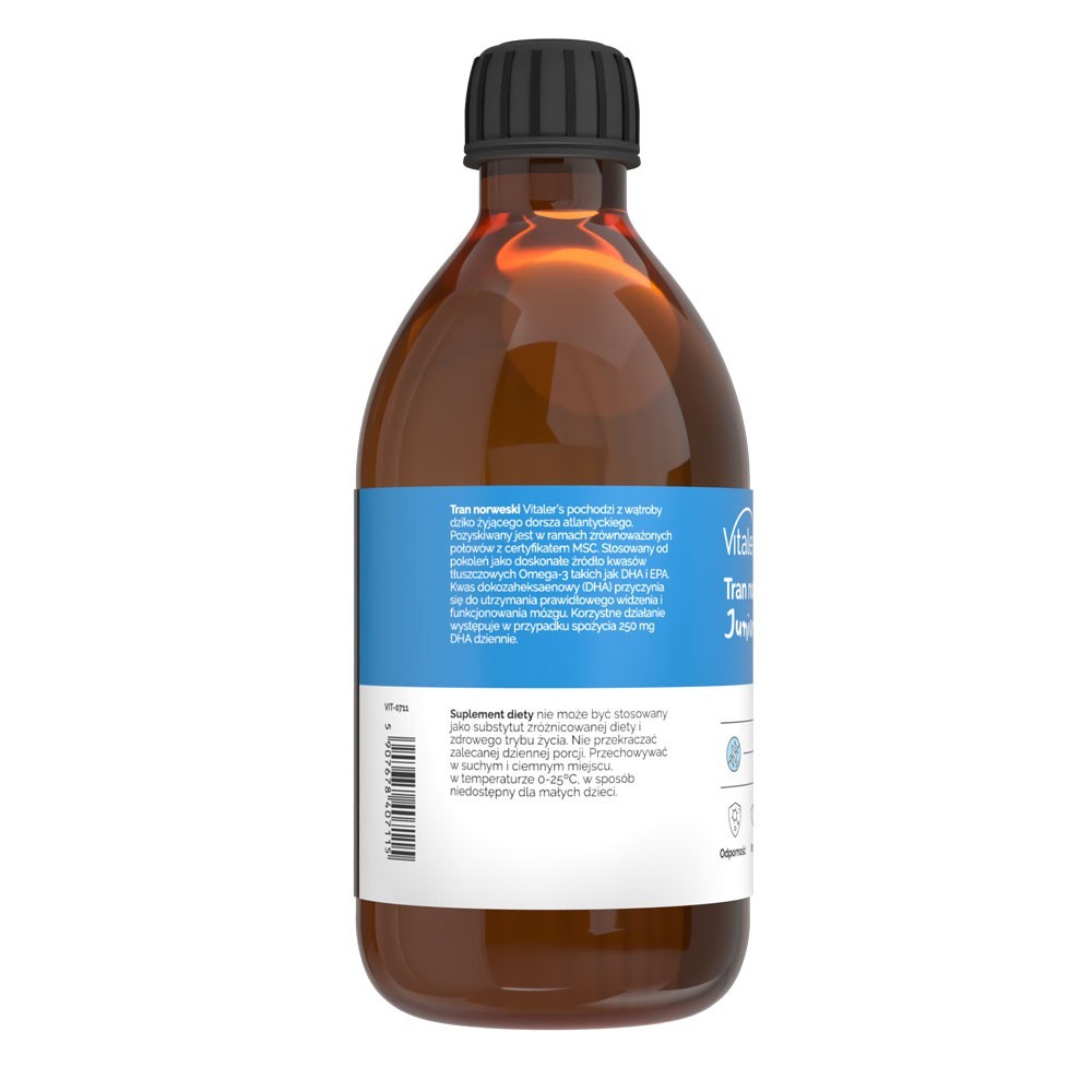 Vitaler's Junior Omega-3 Norra tursamaksaõli 1200 mg - 250 ml