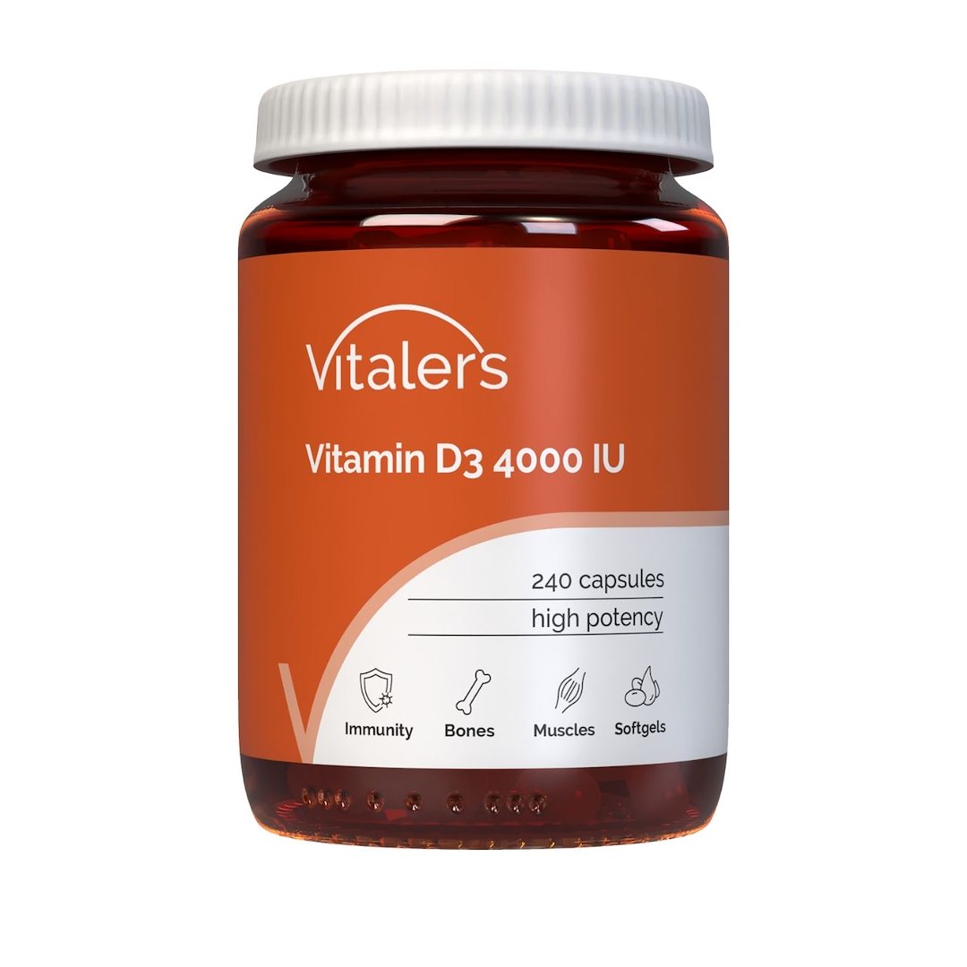 Vitaler vitamiin D3 4000 RÜ - 240 pehmet geelkapslit