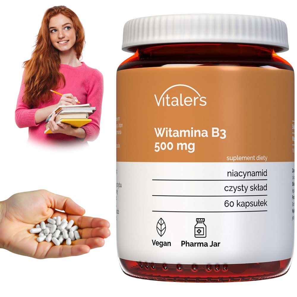B3-vitamiin 500 mg - 60 kapslit