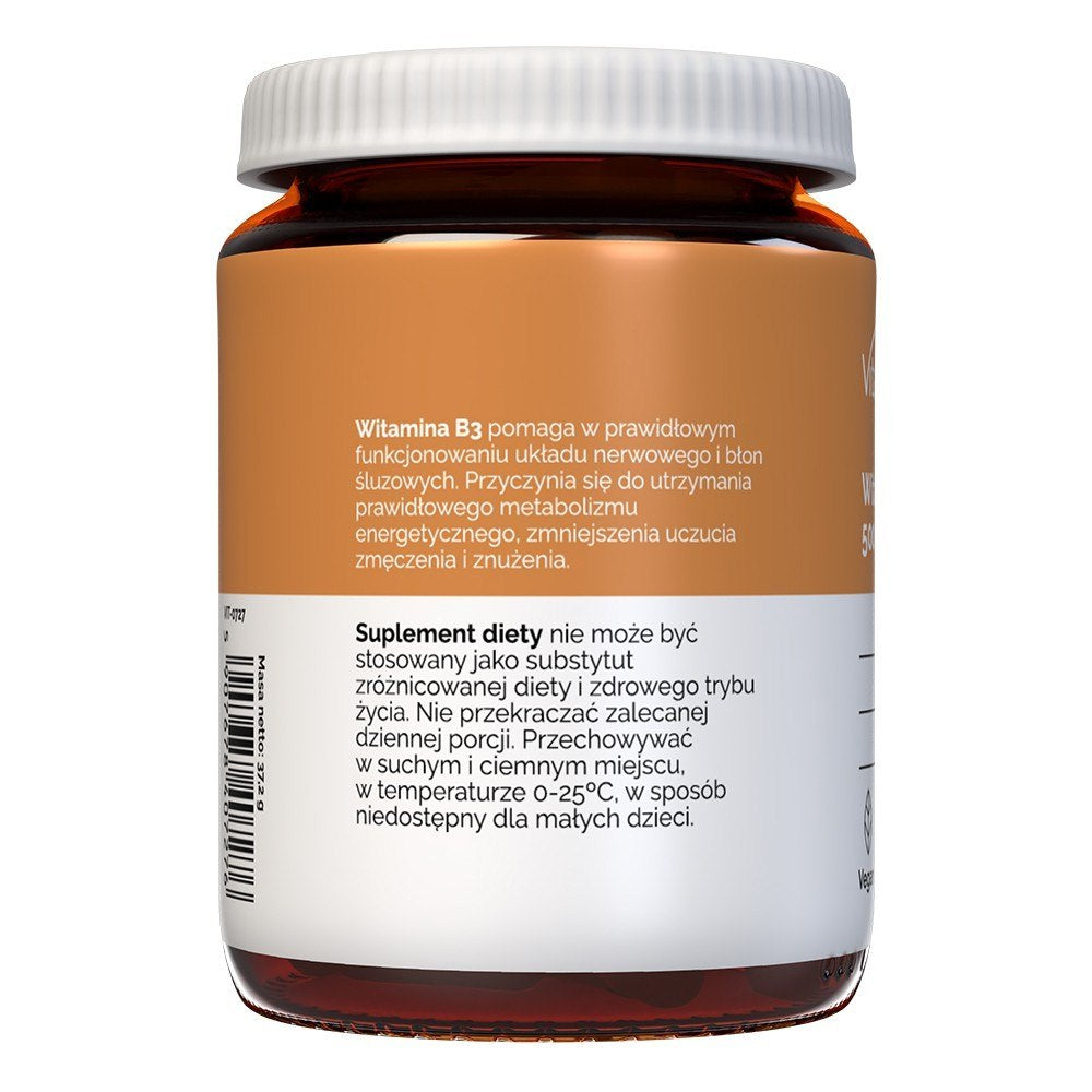 B3-vitamiin 500 mg - 60 kapslit