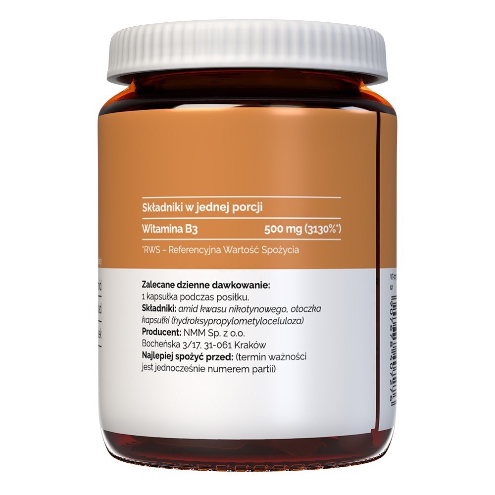 B3-vitamiin 500 mg - 60 kapslit