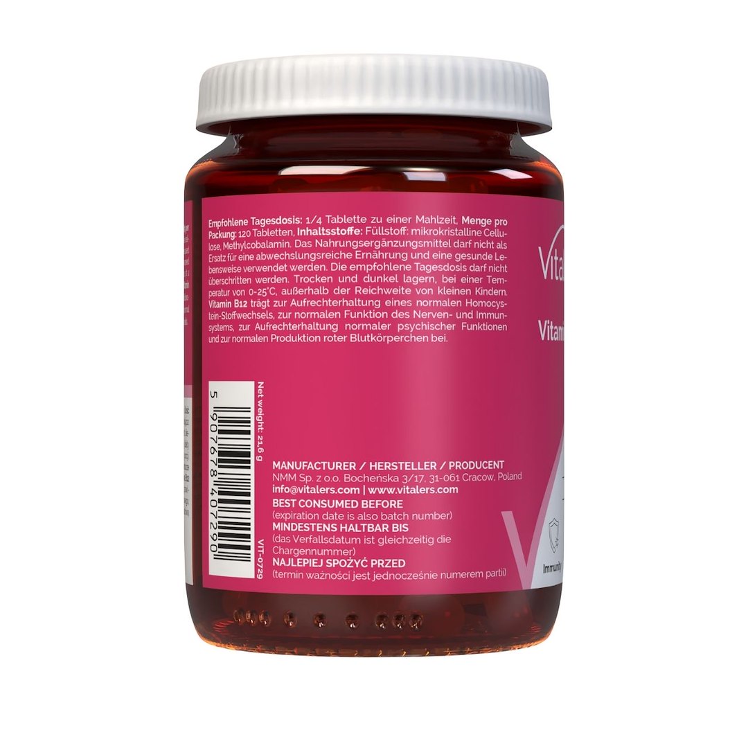 Vitamiin B12 100 mcg - 60 tabletti