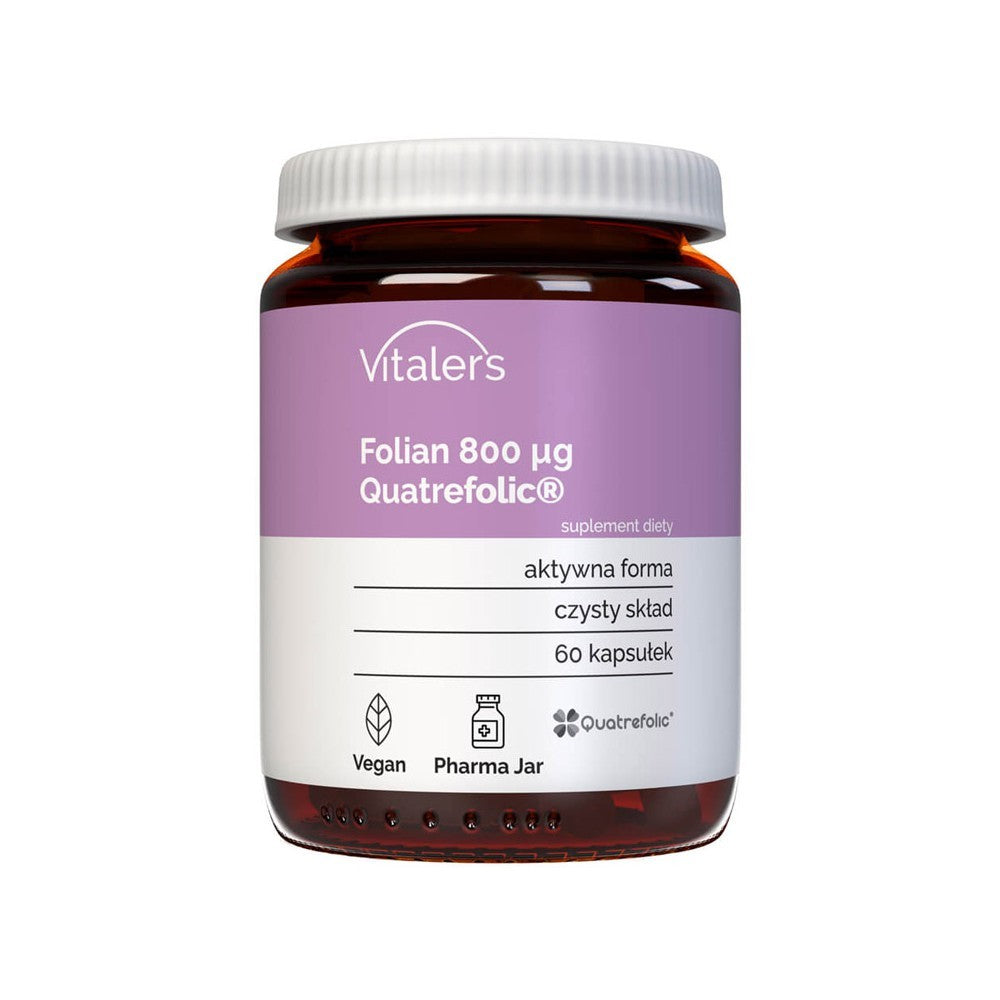 Vitalers - Foolhappe tetrahüdrofoolhape 800mcg 60 kapslit
